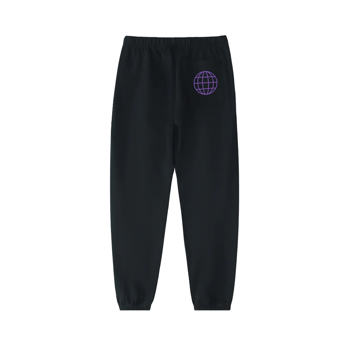 cyberworld,black,essential,sweatpants,daily,globe